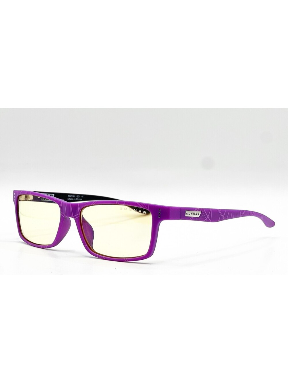 Gunnar Wakanda Forever Cruz Purple Black Authentic Eyeglasses 55-16-133